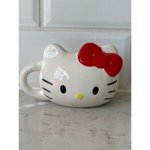 Hello Kitty Ceramic Mug With Red Bow By Bioworld